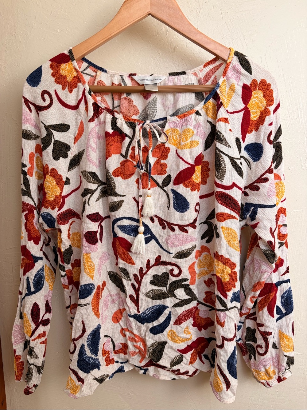 Christopher & Banks Floral Shirt